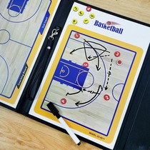 Basketball football magnetic coach command tactics board coach board demonstration board magnet training tactics version comes with pen and eraser
