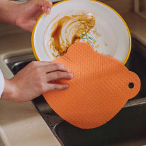 Tree can be large and good scrub bowl Hundred Clean Cloth Natural Wood Pulp Cotton Home Absorbent Rag Cleaning God Instrumental Kitchen Sponge Wipe