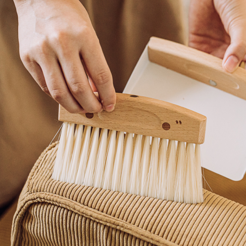 Treekexi Brush and Broom Set with Dustpan for Home Use, Desktop Brush, Broom, Household Trash Shovel