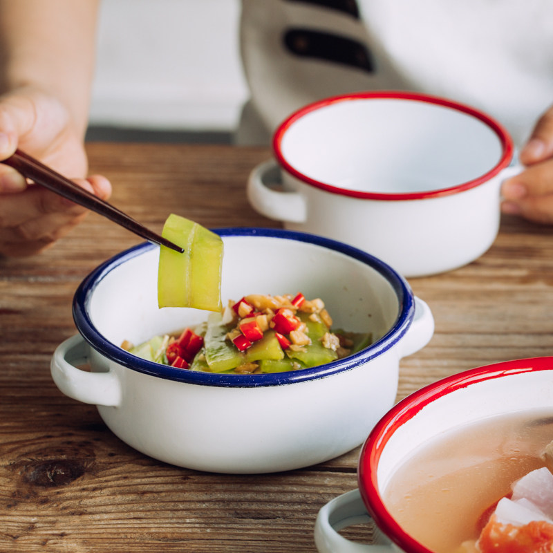 ⑥ ) C sale(enamel pots and dishes)Slightly off the porcelain is a little unattractive I hope you understand its beauty