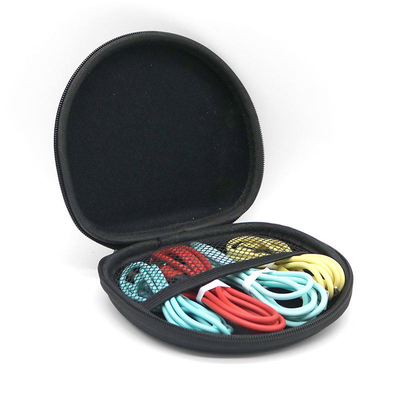 Portable mini digital multipurpose storage bag charger head wired headphone data line zero money box hard shell protective case