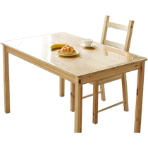 (3FTPU) Transparent tablecloth no-wash oil-proof waterproof anti-scalding dining table coffee table soft glass mat crystal plate H