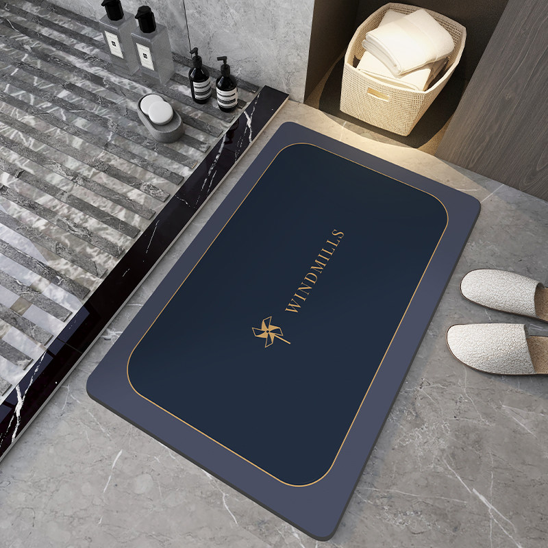 Silicon Algae Mud Suction Pad Bathroom Ground Mat Toilet Doormat Footbed Toilet Anti-Slip Sub Bathroom Suction Pad-Taobao