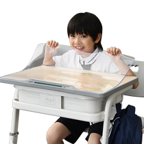 (Soft Core Star) Anti-penmark transparent student desk mat tablecloth childrens learning desk soft glass crystal VO