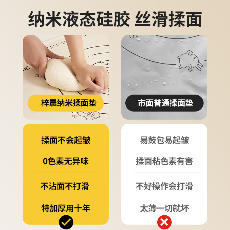 防滑面食硅胶揉面垫，如何让厨房变得更高效？-其它烘焙器具-淘宝好物网
