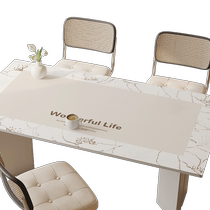 Silicone American light luxury high-end dining table mat tablecloth waterproof and oil-proof table mat coffee table desktop protection mat