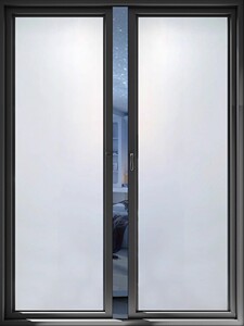 Frosted Bathroom Glass Window Privacy Film, New Style Bathroom Privacy Anti-Peeping Window Sticker, Light-Transmitting b