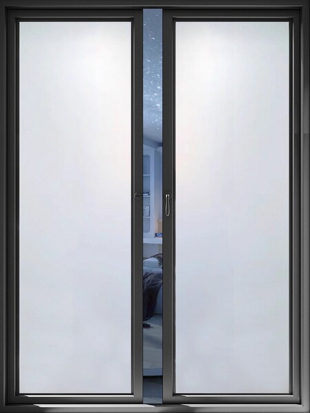 Frosted Bathroom Glass Window Privacy Film, New Style Bathroom Privacy Anti-Peeping Window Sticker, Light-Transmitting but Not See-Through