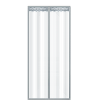 (Upgraded and thickened) 2024 new high-end summer diamond mesh anti-mosquito door curtain full magnetic strip strong household screen door