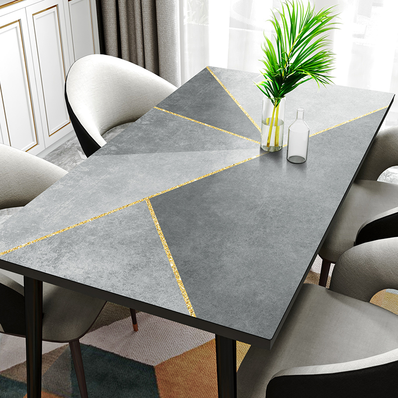 Nordic light luxury leather tablecloth waterproof oilproof no-wash anti-hot PVC home table coffee table mat 2020 new model