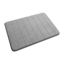 Thickened memory foam rebound mat bathroom absorbent floor mat bathroom entrance anti-slip quick-drying toilet anti-fall foot mat