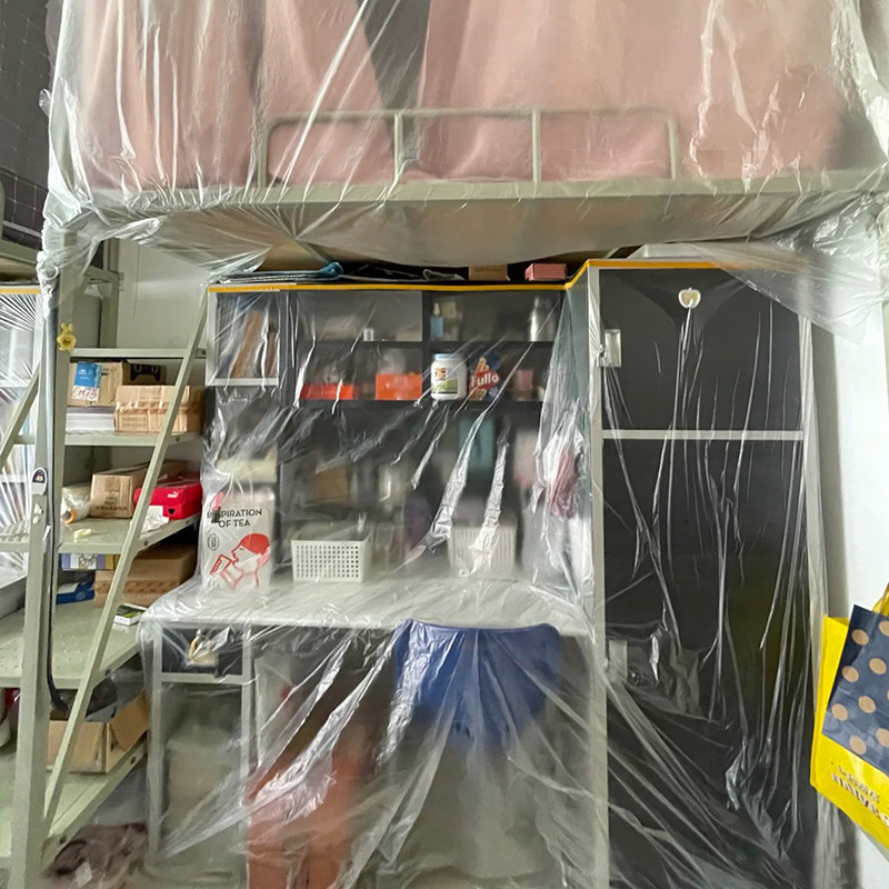 Dust Cover Dormitory University Upper And Lower Paved Anti-Dust Film Hood Holiday Sleeping Room Dust-Proof Bag Disposable Dust-Proof Film Cover-Taobao