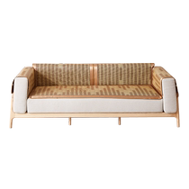 Rattan mat sofa cushion summer cold feeling ice silk mat seat cushion non-slip sofa cover new 2024 summer mat