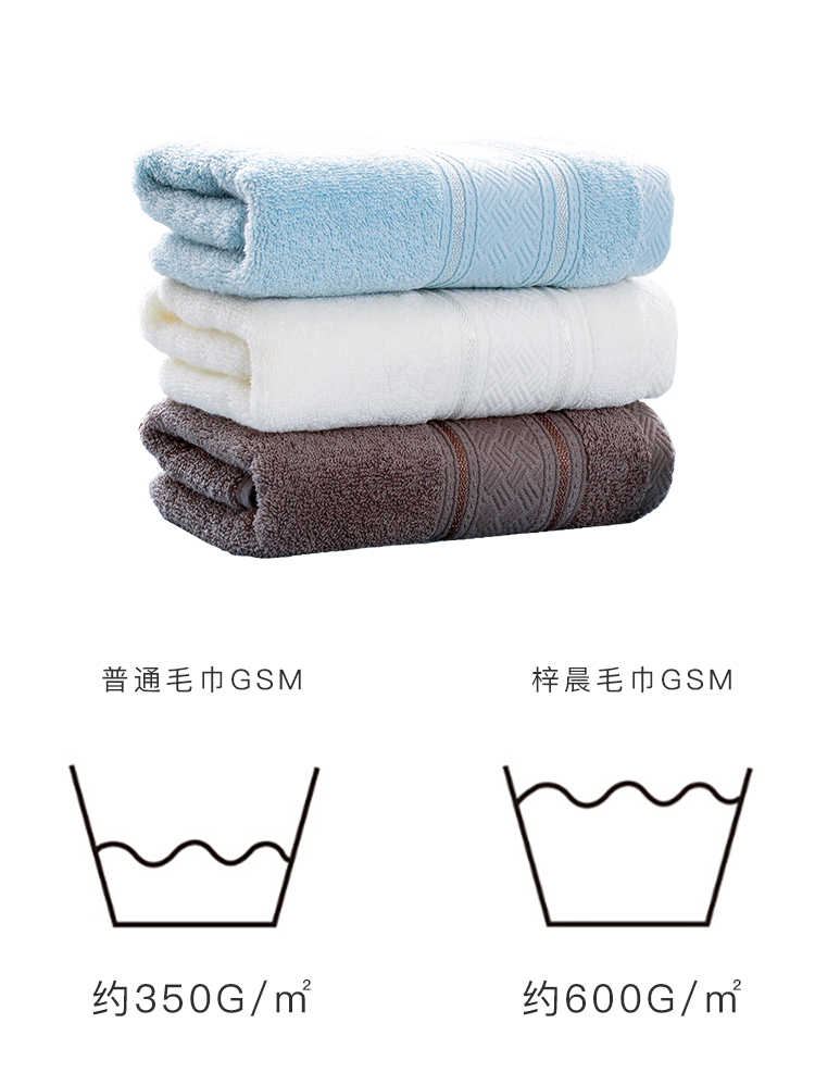 [Two Pack] Khăn bông mềm giặt nhà đôi dành cho người lớn unisex thấm nước khăn mặt thoáng khí - Khăn tắm / áo choàng tắm khăn mặt cho bé