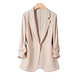 ພາກຮຽນ spring ແລະ summer high-end temperament acetate suit jacket ສໍາລັບແມ່ຍິງ