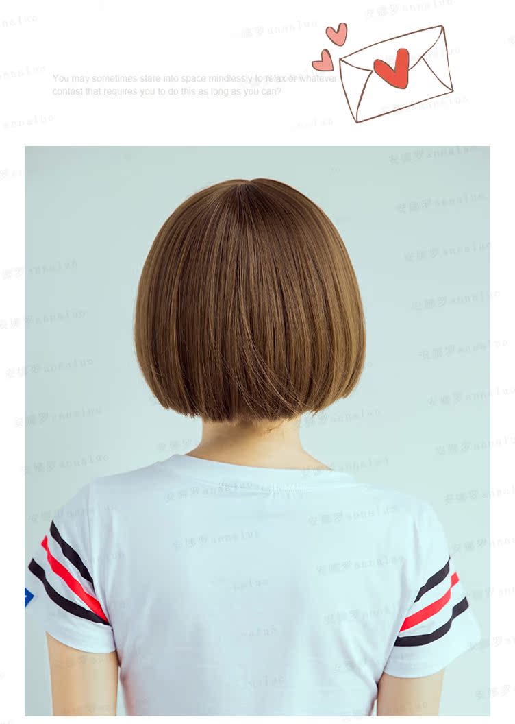 Perruque ANNA LUO . cheveux raides Court - Ref 2608264 Image 59