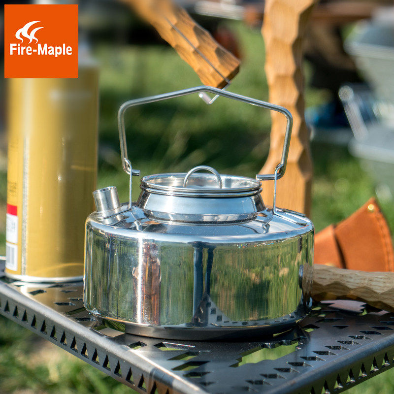 Fire Maple Outdoor Original Wild Portable Field Cookware Teapot Tableware Wild Cooking Stainless Steel Single Pan Picnic Pan With Boiling Kettle-Taobao