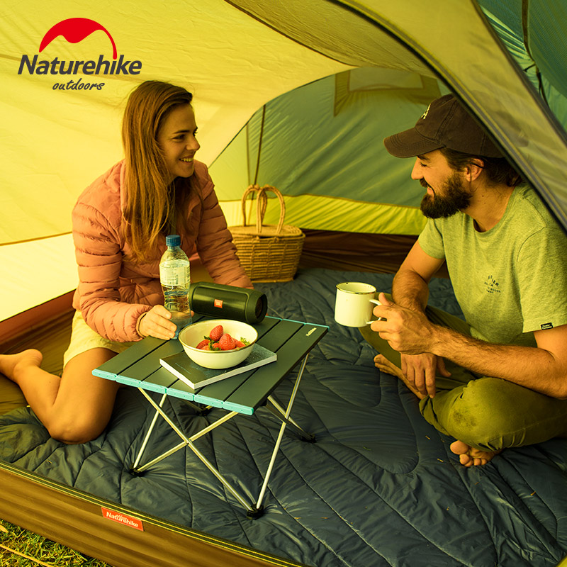 NH Norway customer Outer aluminium alloy folding table portable light picnic table Tourism wild barbecue Camping Small Table-Taobao