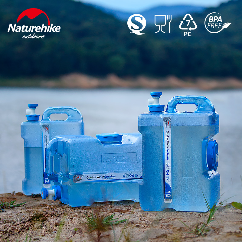 Naturehike Norway customer outside drinking pure water barrel PC can be filled with boiling water plastic water storage tank car water storage barrel-Taobao
