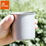 Огненная клен 307 открытая портативная титановая чашка для водяной чашки чистая титана чашка чайная чашка складная чашка чай