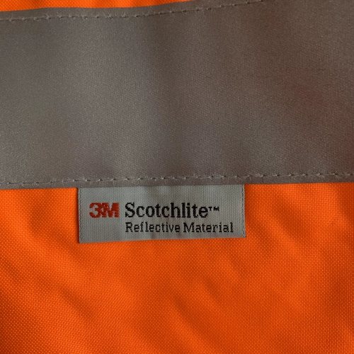 Флуоресцентный оранжевый светоотражающий бархатный зимний безопасный дорожный жилет