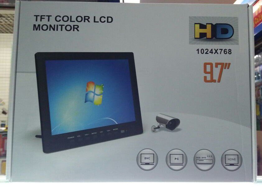 Figure-only L9707 high-definition 9 7 inch monitor display small liquid crystal TV with HDMI VGA connector