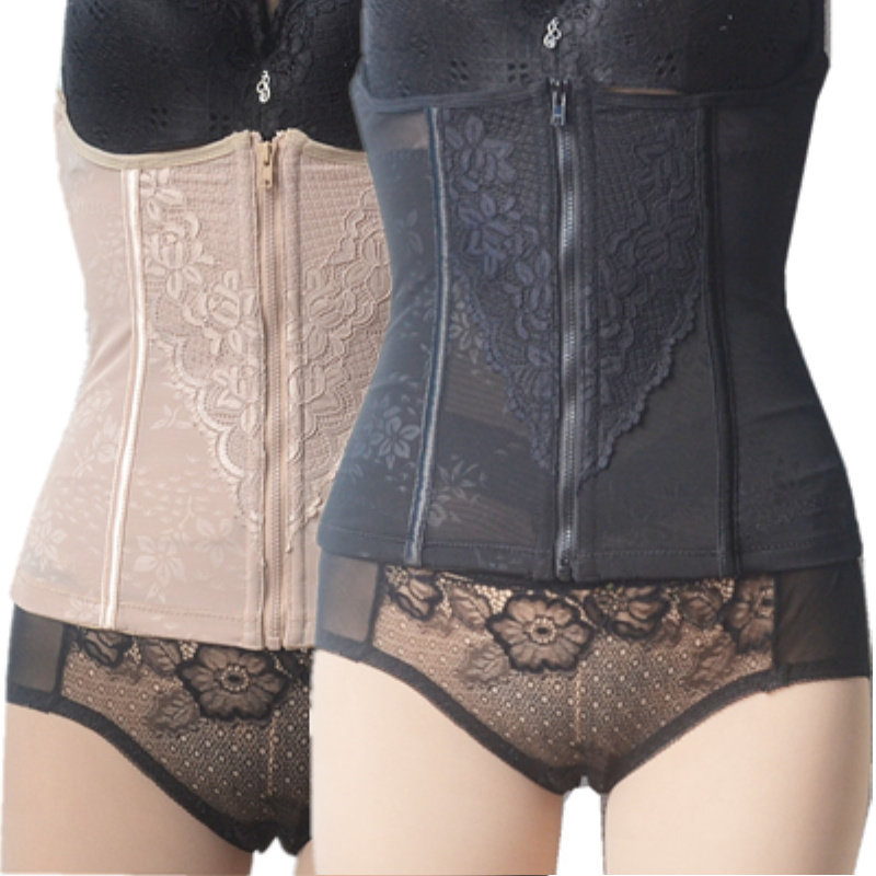 Front zipper Small belly Corset belt Postpartum waist belt Corset body shaping Waist seal Corset body shaping Corset recovery belt Female