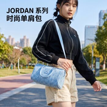 Lucky leaf|nike shoulder bag women's bag summer new student bag crossbody bag casual sports bag