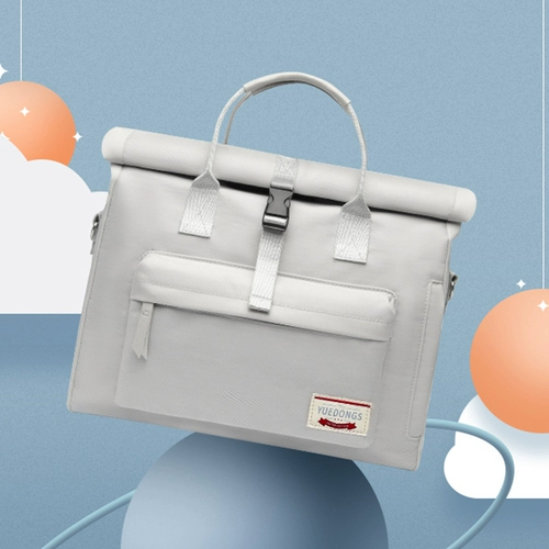 Портативный ноутбук, водонепроницаемая противоударная барсетка, высококачественный легкий модный дизайнерский чемодан подходит для мужчин и женщин, надевается на плечо, защита при падении, 15.6 дюймов, 14 дюймов, изысканный стиль, тренд сезона