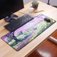 Girls anime cartoon cute thickened large mouse pad game competitive office keyboard pad extra large extended lock edge new creative personality laptop rough surface durable rubber pad soft cushion