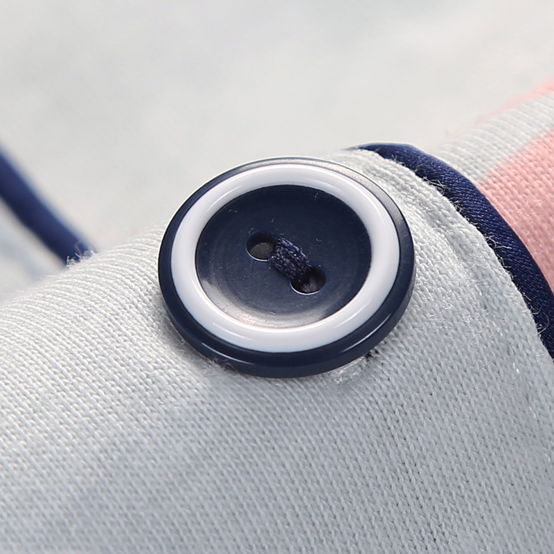 Pyjama pour femme en Coton à manches - Ref 2991883 Image 4