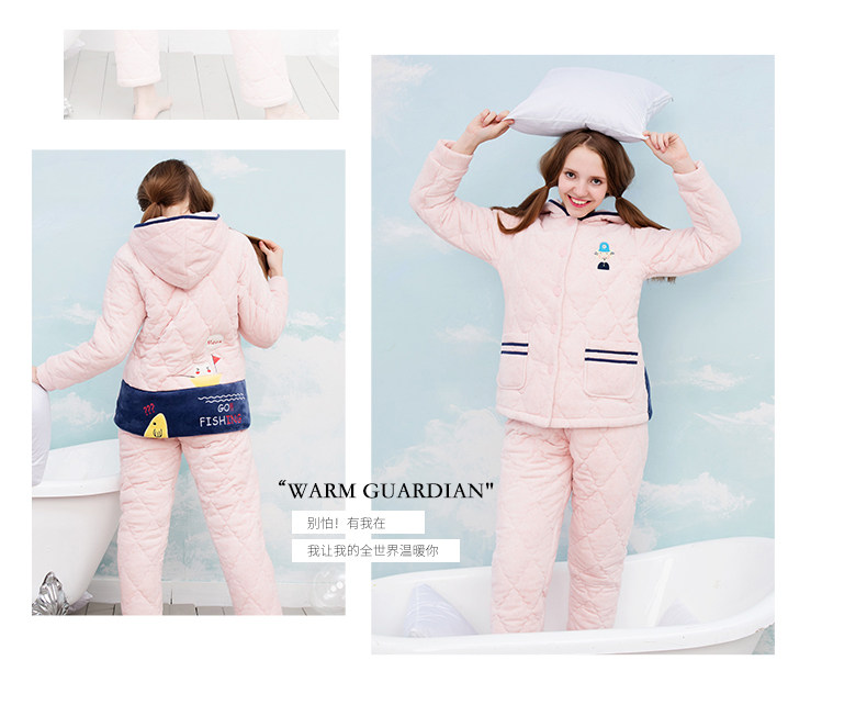 Pyjama pour femme à manches longues - Ref 2992080 Image 12