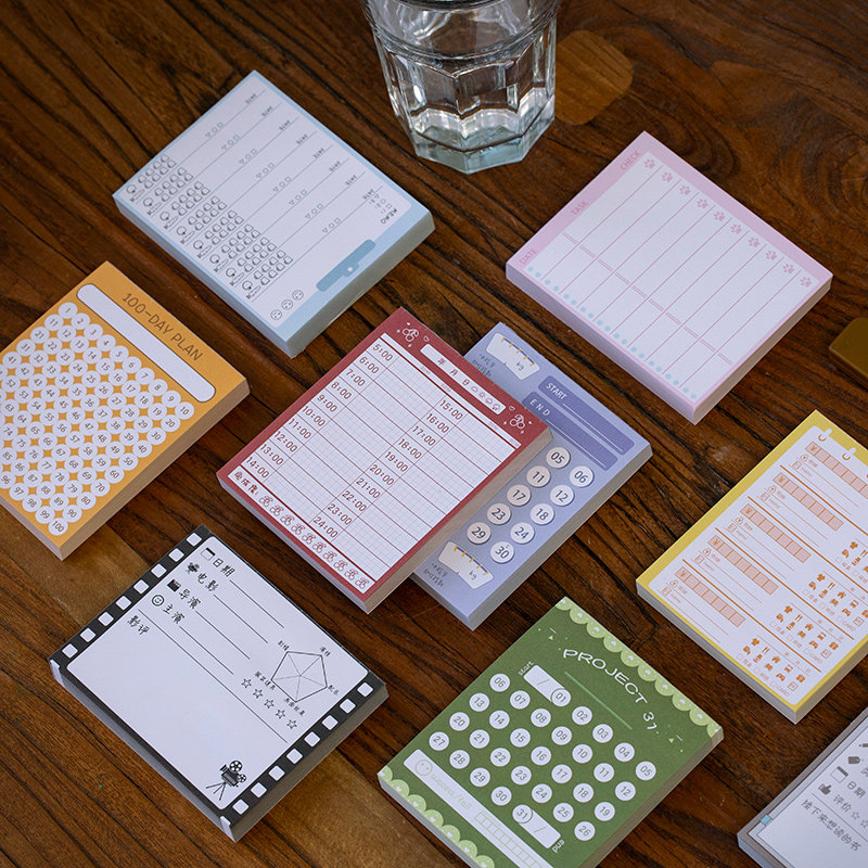 The words idle and clear series can be torn to sign paper This versatile word wealth management bookkeeping 100-day plan to hit the card-Taobao