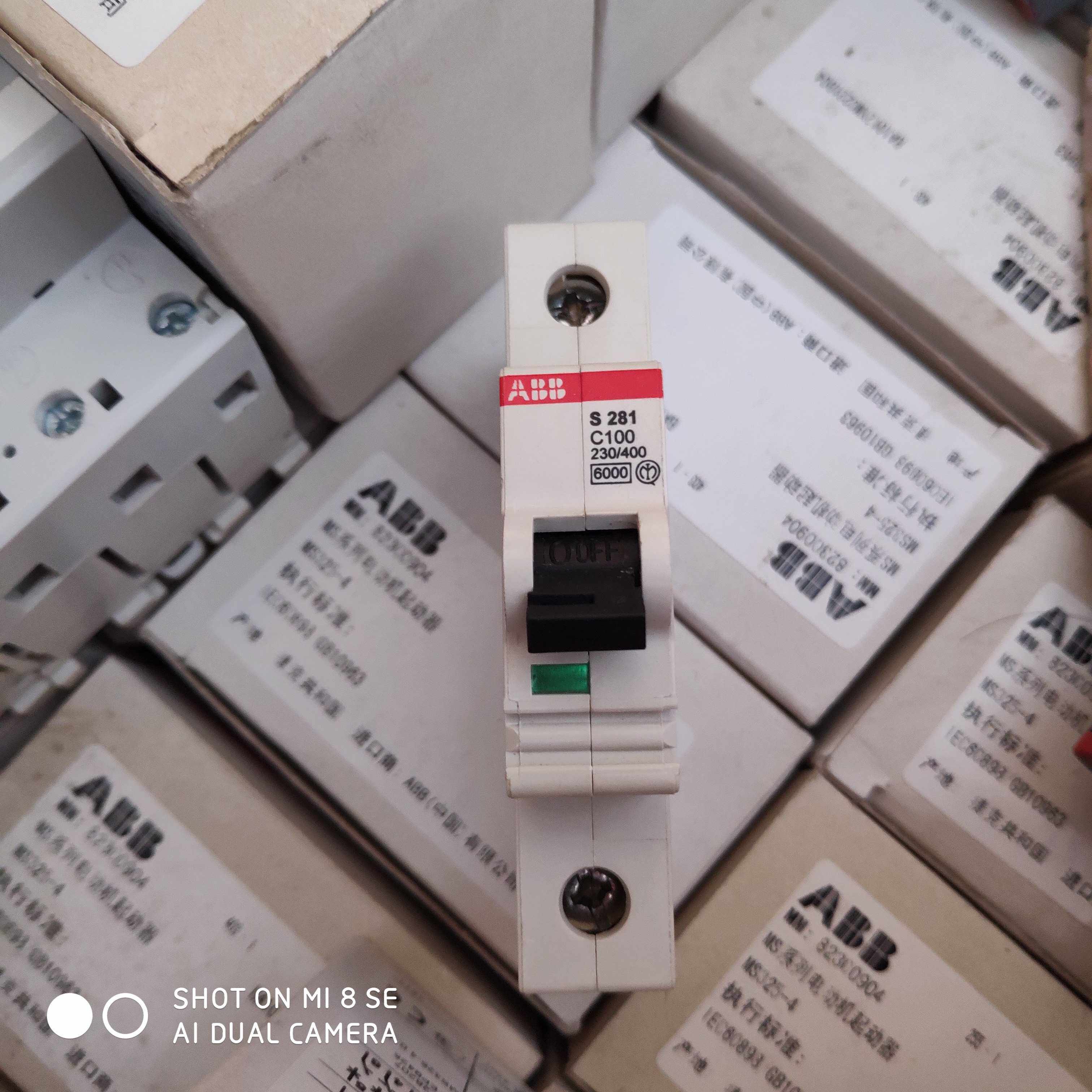 Original ABB S281 C100 100A 1P spot bargaining