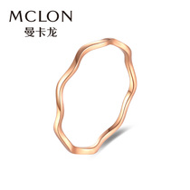 Manka Dragon jewelry small trend 18k gold ring Rose gold color gold female ring Couple tail ring send girlfriend