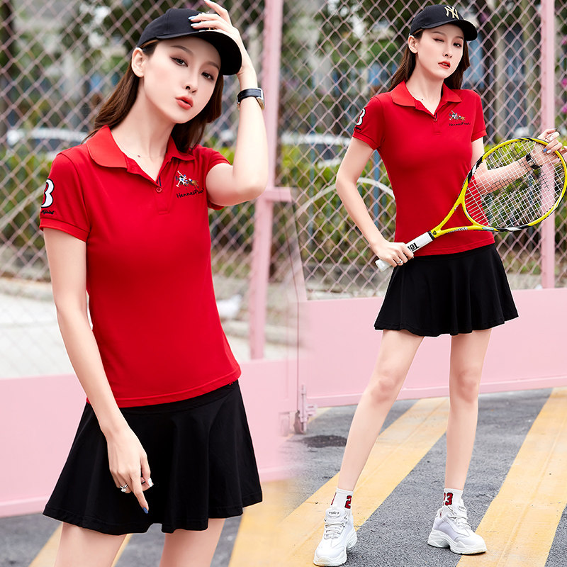 Summer brand badminton suit Women's sports skirt Short skirt Anti-light sports skirt Casual tennis suit skirt