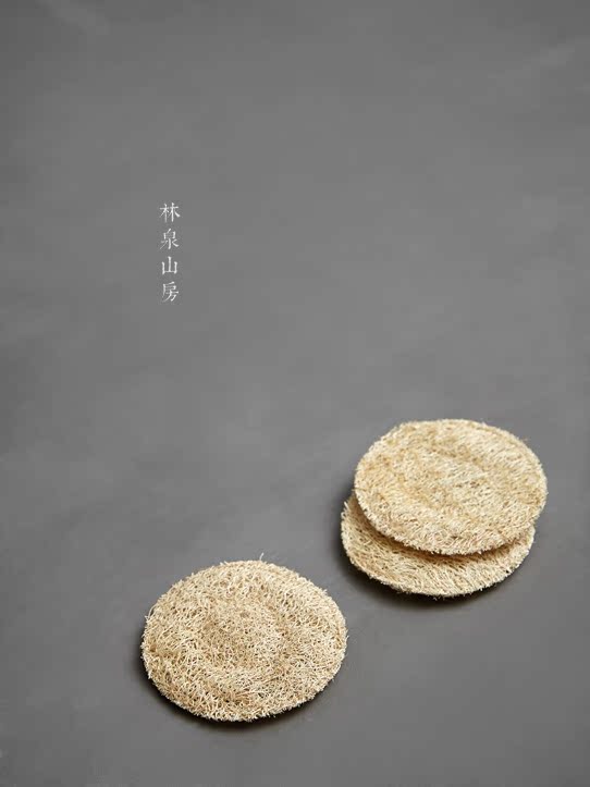 Loofah dày nồi nồi pad thấm nước loofah nồi nồi nồi Zen nồi nồi nồi nồi Kung Fu bộ trà phụ kiện trà ấm trà đạo