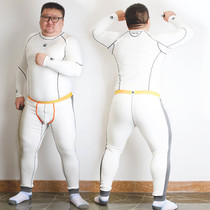 Original design for bear cotton fat bear plus fat large size warm breathable comfortable sexy autumn clothes and trousers set