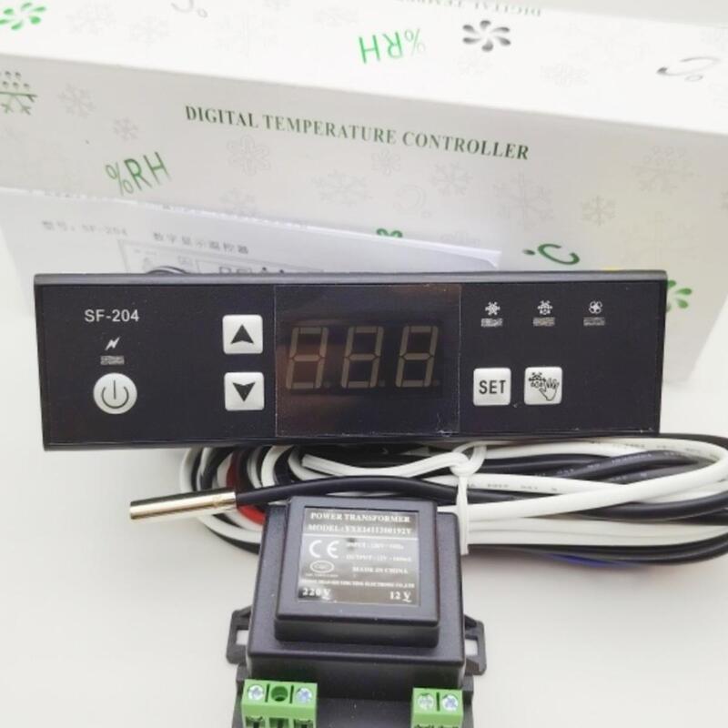 Shangfang Sf-204 Thermostat Display Cabinet Temperature Controller Freezer Refrigerator Electronic Thermostat Automatic Intelligent