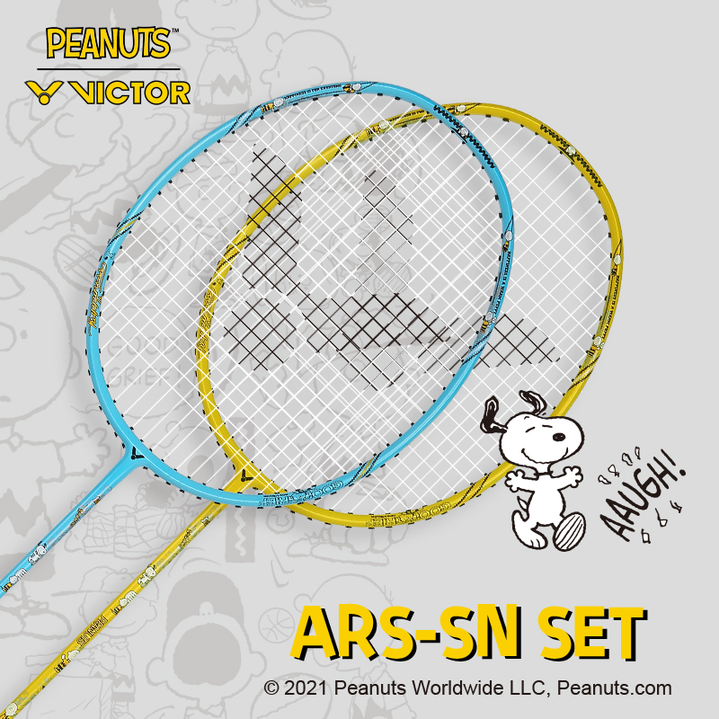 Wikdo VICTOR badminton racket for slapping 4U all-carbon SNOOPY Snubi's joint speed type double beat