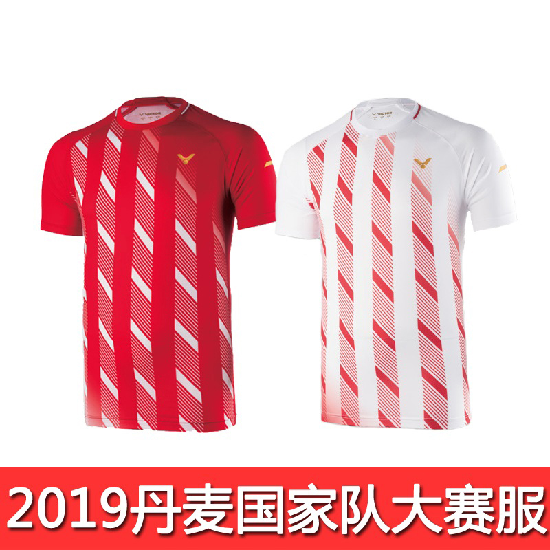 Victor VICTOR wins the Danish national team T90004 badminton competition clothes sweat-absorbing breathable men's and women's models