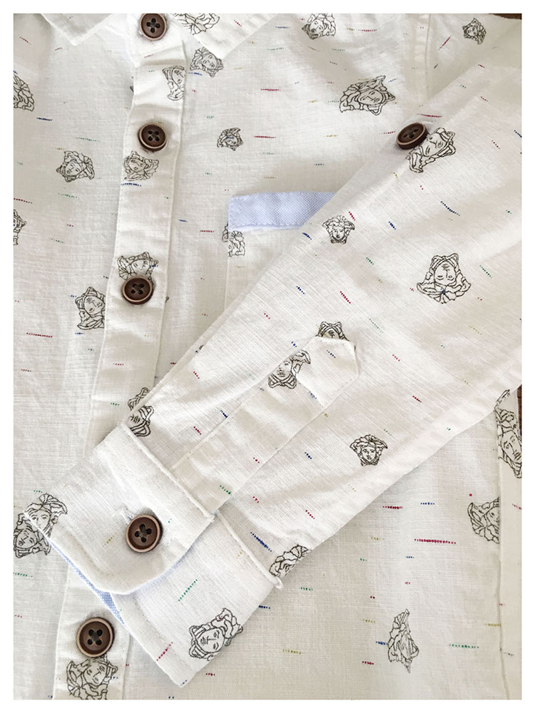 Chemise garcon à manche longue - Ref 2075831 Image 10