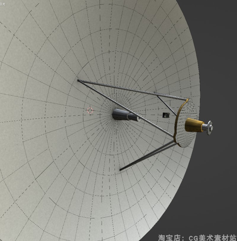图片[9]-Blender/C4D美国NASA太空宇宙探测器Voyager旅行者号3D模型素材-cg男孩