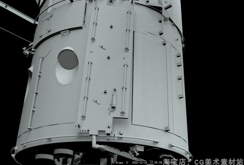 图片[11]-Blender/C4D/MAX/FBX宇宙天文美国NASA哈勃太空望远镜3D模型素材-cg男孩