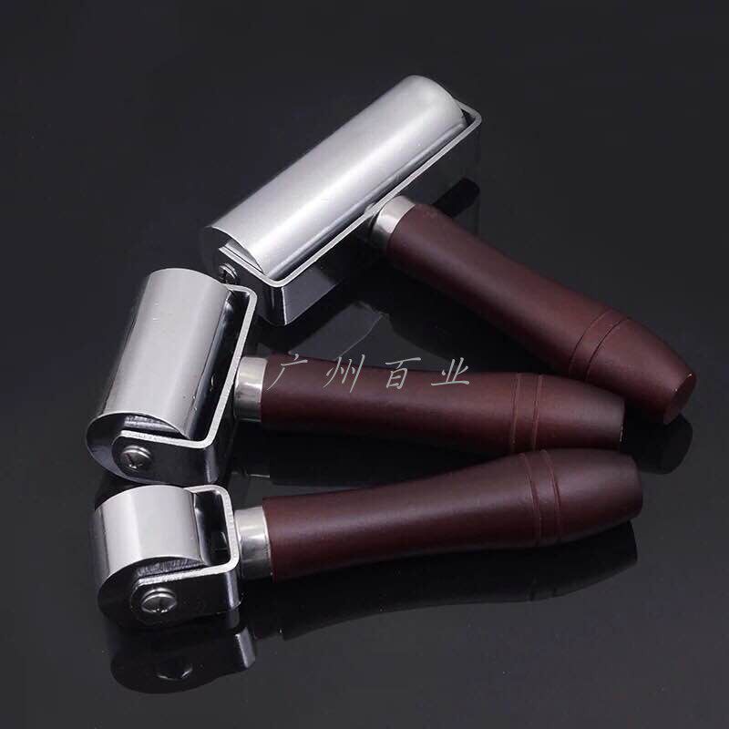 Leather roller push wheel roller pressure wheel diy handmade leather pressure leather tool solid leather edger leather