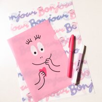 Mushroom Tun Japan Import Barbapapa Baba Dad Folder Suit Information Finishing of the collection