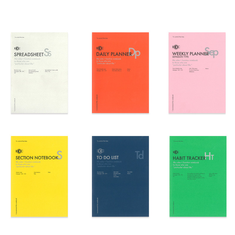 Two Japanese function self-fill date schedule this timeline weekly plan diary A5 note