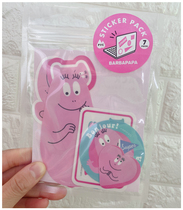 Mushroom Tun Japan Imports Barbapapa Baba Dad Pvc Waterproof Stickler Computer Fridge Decoration Applid