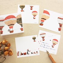 Mushroom Tun Japan Import Performance Social sooku Spring to sign this message card poop handbill collage