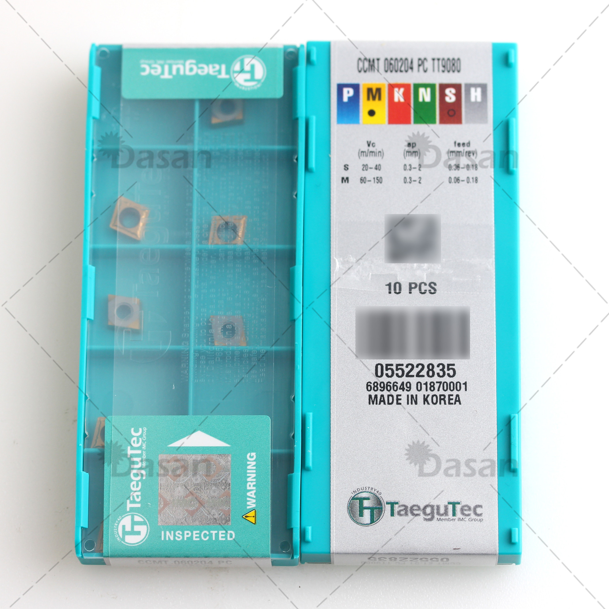 Teguk Carbide Small Diamond Metal Stainless Steel Boring Knife CCMT060204-PC TT9080